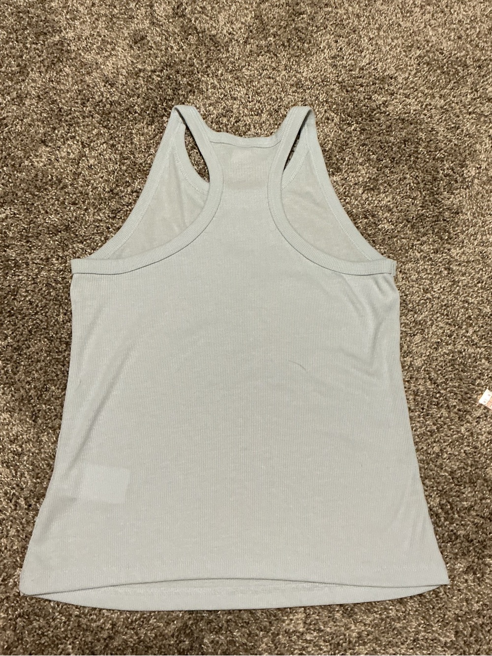 Light Blue Racerback Tank Top - Picture 3 of 5